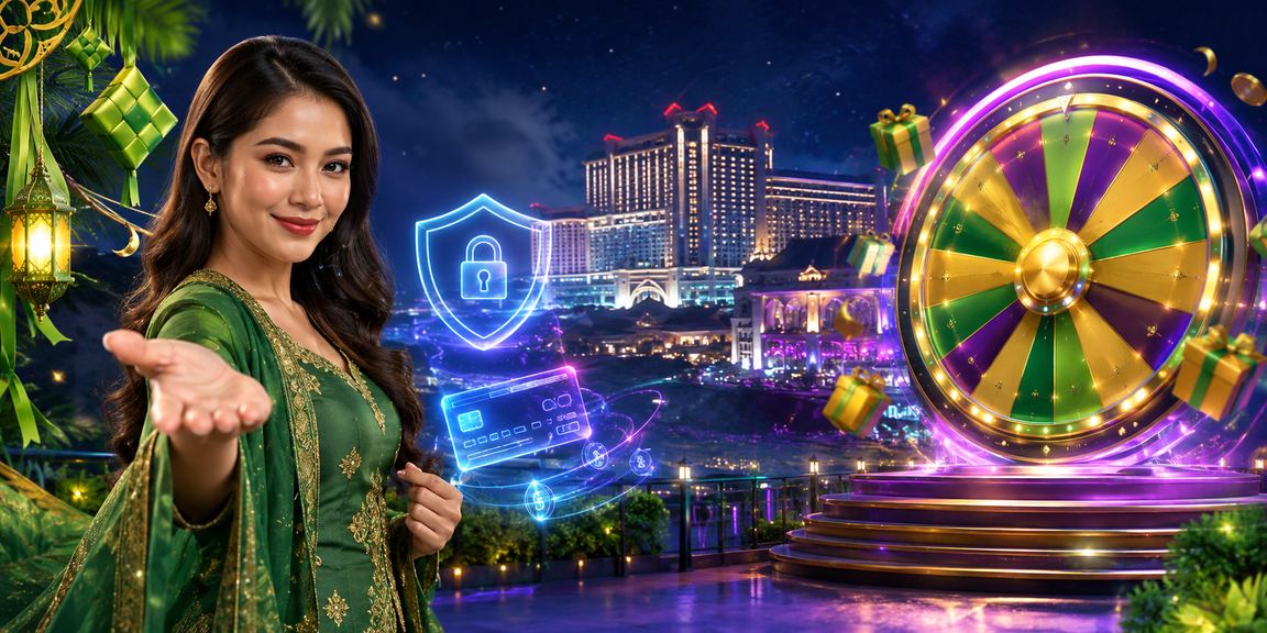 Suasana permainan meriah dan terkawal di Genting Highlands semasa perayaan, menggambarkan permainan bertanggungjawab 990